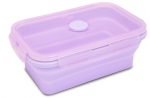 Silikoninė pietų dėžutė COOLPACK, 800 ml, pastelinės violetinės spalvos