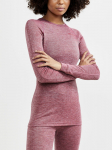 CRAFT Core Wool Merino Women's komplektas Rose-Melange