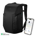Scapade AirPack Travel Backpack with FindMy & TSA Lock - Black
