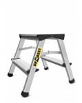 Dvipusės aliuminio kopėčios DRABEST DD2 125 kg