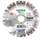 Distar Rapid 125mm Deimantinis universalus pjovimo diskas betonui ir plytoms