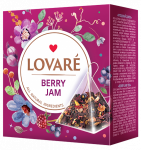 LOVARE Berry jam uogų 2g 15 piramidžių