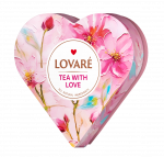 LOVARE with love &scaron;irdelė 34 piramidės juodosios ir žaliosios arbatos