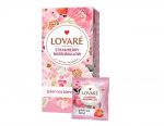 LOVARE strawberry marshmallow bra&scaron;kinė 1,5g 24vnt