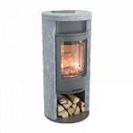 Plieninė krosnelė Nibe Contura C620T:1, pilka, 3 - 9 kW