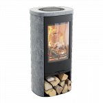 Plieninė krosnelė Nibe Contura 820T, juoda, 3 - 7 kW
