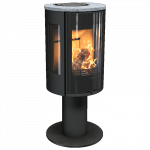 Plieninė krosnelė Nibe Contura C586:3 G Style, juoda, 3 - 7 kW