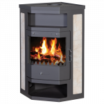 Plieninė krosnelė Victoria Pearl, 14 kW