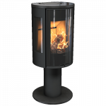 Plieninė krosnelė Nibe Contura C586:2 G Style, juoda, 3 - 7 kW