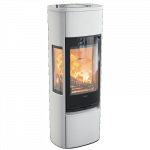 Plieninė krosnelė Nibe Contura C896G:2 Style, balta, 3 - 7 kW