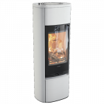 Plieninė krosnelė Nibe Contura C890G:2 Style, balta, 3 - 7 kW