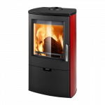 Plieninė krosnelė Thorma Falun II, bordo, 4 - 12 kW