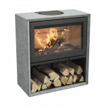 Plieninė krosnelė Nibe Contura 320T, juoda, 5 - 9 kW