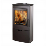 Plieninė krosnelė Thorma Falun II, plieno spalvos, 4 - 12 kW
