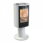 Plieninė krosnelė Nibe Contura C870G:2 Style, balta, 3 - 7 kW