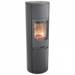 Plieninė krosnelė Nibe Contura C690:1, pilka, 3 - 9 kW