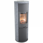 Plieninė krosnelė Nibe Contura C690T, pilka, 3 - 9 kW