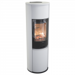 Plieninė krosnelė Nibe Contura C690G:1, balta, 3 - 9 kW