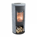 Plieninė krosnelė Nibe Contura C620T:2, juoda, 3 - 9 kW