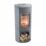 Plieninė krosnelė Nibe Contura C620T:2, pilka, 3 - 9 kW
