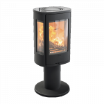 Plieninė krosnelė Nibe Contura C886:2 Style, juoda, 3 - 7 kW