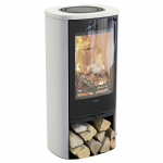 Plieninė krosnelė Nibe Contura C810G:1 Style, balta, 3 - 7 kW