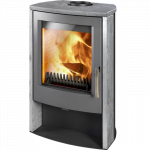 Plieninė krosnelė Thorma Alvesta II, pilka, 4 - 12 kW