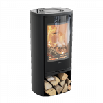 Plieninė krosnelė Nibe Contura C810G:2 Style, juoda, 3 - 7 kW