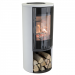 Plieninė krosnelė Nibe Contura C510:1 G Style, balta, 3 - 7 kW