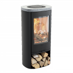 Plieninė krosnelė Nibe Contura C810:3 Style, juoda, 3 - 7 kW