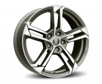 Reds Twist Graphite Matt Polished 7x17 5x114.3 ET32 CB72,3 60&deg; 615 kg WTWD70732514E