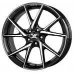ALUTEC ADX1 7.5X18 5X108 ET45/63.4 CZARNY/POLER