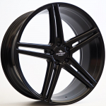 Ratlankis Forzza Bosan 9X21 5X120 ET30 72,56 Satin Black FLOW FORMING