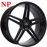Ratlankis Forzza Bosan 9X20 5X112 ET25 66,45 Satin Black (NP)