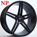 Ratlankis Forzza Bosan 10,5X22 5X112 ET38 66,45 Satin Black (NP)
