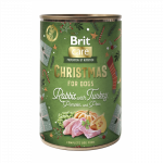 Brit Care konservuotas pa&scaron;aras &scaron;unims Christmas Rabbit 400 g, Svoris 400 g