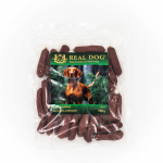 REAL DOG antienos de&scaron;relės natūralūs skanėstai &scaron;unims 500g