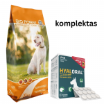 Hyaloral Giant N120 papildai sąnariams +BIO FORM ADULT CROCK sausas maistas suaugusiems &scaron;unims 20kg