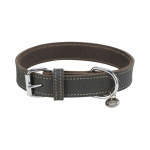 TRIXIE Rustic odinis antkaklis, S-M 34-40cm/25mm, pilkas