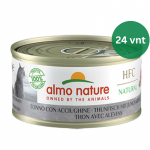 Almo Nature HFC Tuna&Whitebait &scaron;lapias maistas katėms 24x70g