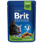 Brit Premium Chicken Slices Sterilised konservai katėms