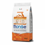 MONGE ALL BREEDS PUPPY DUCK (antiena) MAISTAS &Scaron;UNIMS IKI 1 METŲ