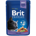 Brit Premium Cod Fish (su menke) konservai katėms