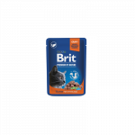 Brit Premium Cat Pouches Salmon for Sterilised konservai katėms