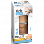Brit Care Cat Mousse Real Tuna skanėstai katėms, Svoris 150 g
