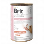 Brit GF Veterinary Diets konservai &scaron;unims Hypoallergenic Monoprotein Turkey