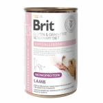 Brit GF Veterinary Diets konservai &scaron;unims Hypoallergenic Monoprotein Lamb