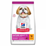 Hill's SP Small & Mini Mature Adult 7+ sausas pa&scaron;aras &scaron;unims, Svoris 3 kg