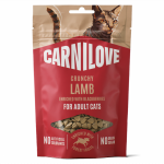 CARNILOVE Crunchy Snack Lamb enriched with Blackberries skanėstai katėms 50 g, Svoris 50 g