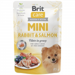 Brit Care Mini konservai su triu&scaron;ienos ir la&scaron;i&scaron;os filė mažų veislių &scaron;unims